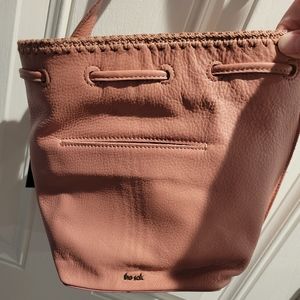 NWT The Sak Genuine leather handbag, beautiful coral color